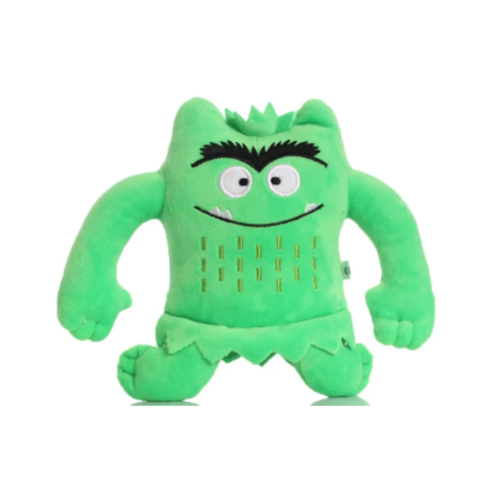 Peluche Monstruo de Colores Verde Libreria Mindbuilder